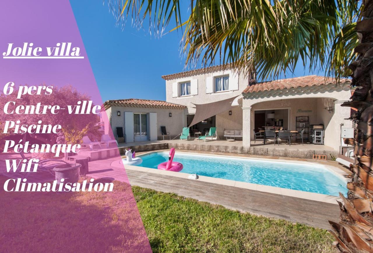 Villa Deidiere 6Pers/Piscine/Petanque/Clim Saint-Cyr-sur-Mer Buitenkant foto