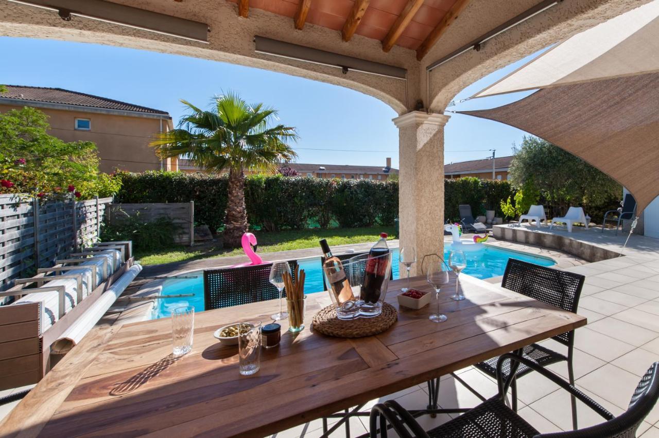 Villa Deidiere 6Pers/Piscine/Petanque/Clim Saint-Cyr-sur-Mer Buitenkant foto